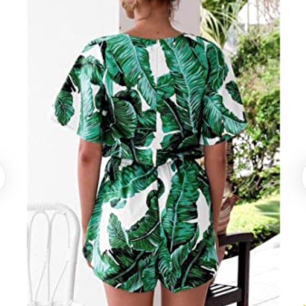 Palm Leaf Romper - image 2